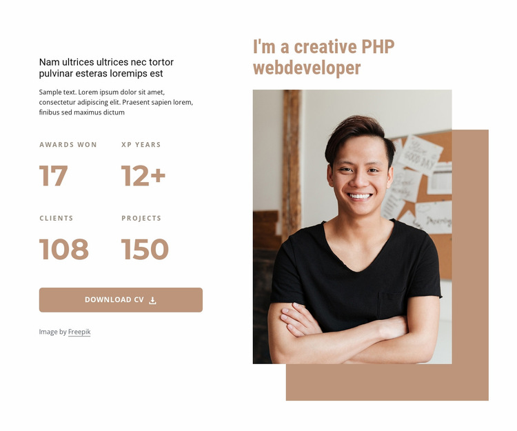 PHP developer Website Builder Templates