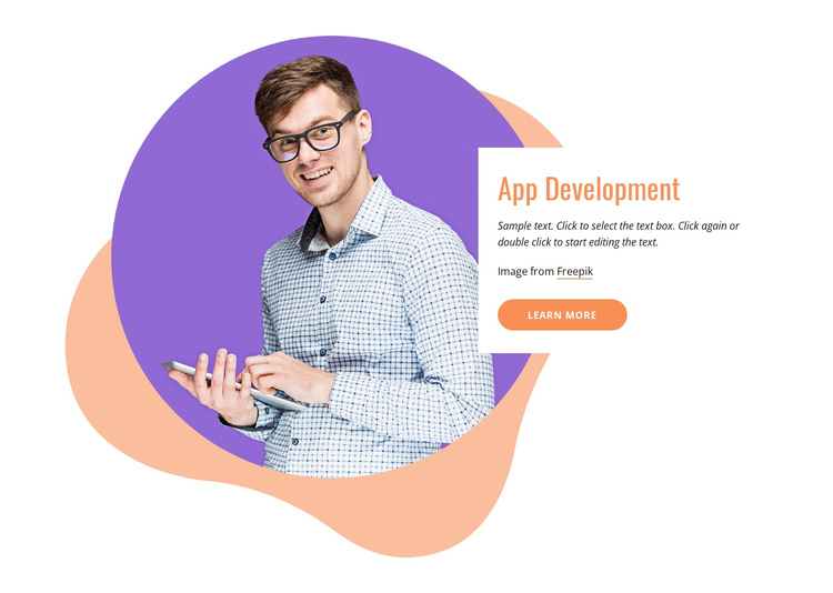 App development company One Page Template