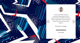 Testimonial Slider Website Template
