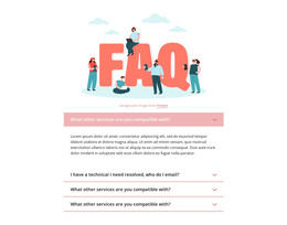 FAQ HTML Templates