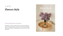 Floral Style In The House Google Fonts