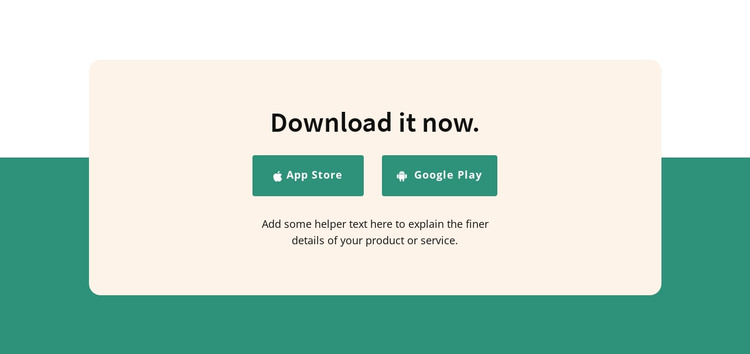 app download page html template