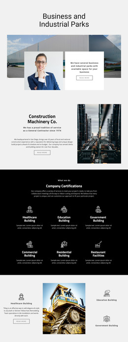 Industrial Web Designs