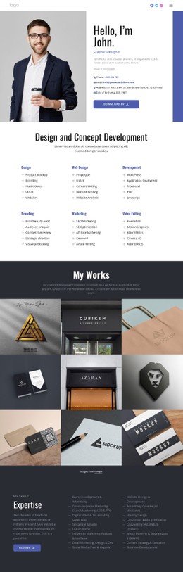 Profile CSS Templates