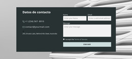 330 Formulario de contacto Plantillas CSS
