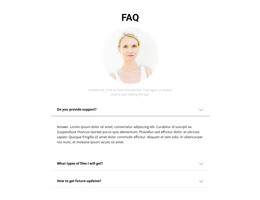 FAQ HTML Templates