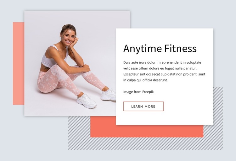 Anytime fitness HTML Template