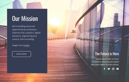 Our Future Mission Website Builder Software