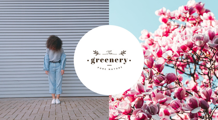 Spring in fashion collection One Page Template
