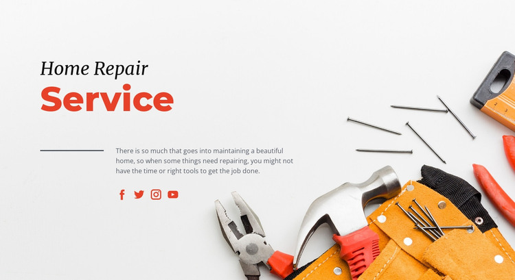 Repair services for homeowners WordPress Theme