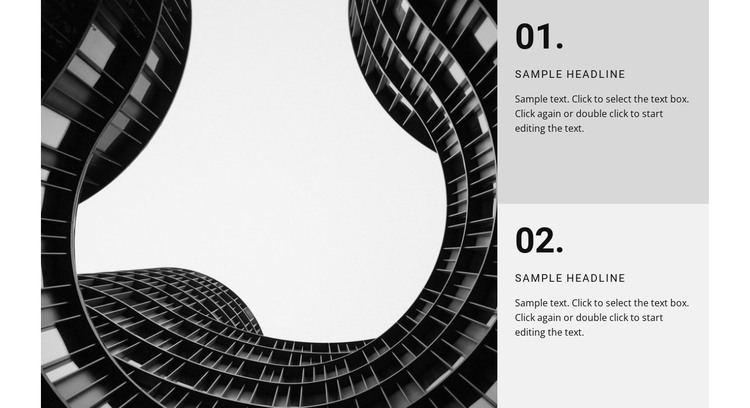 Circle, triangle and square HTML Template