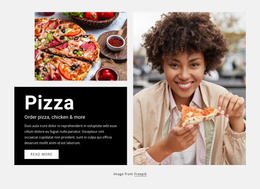 Pizza Delivery Css Templates