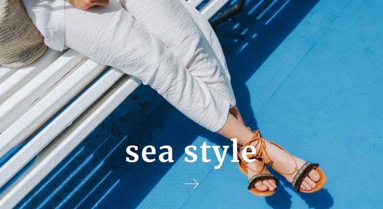 Sea style CSS Template