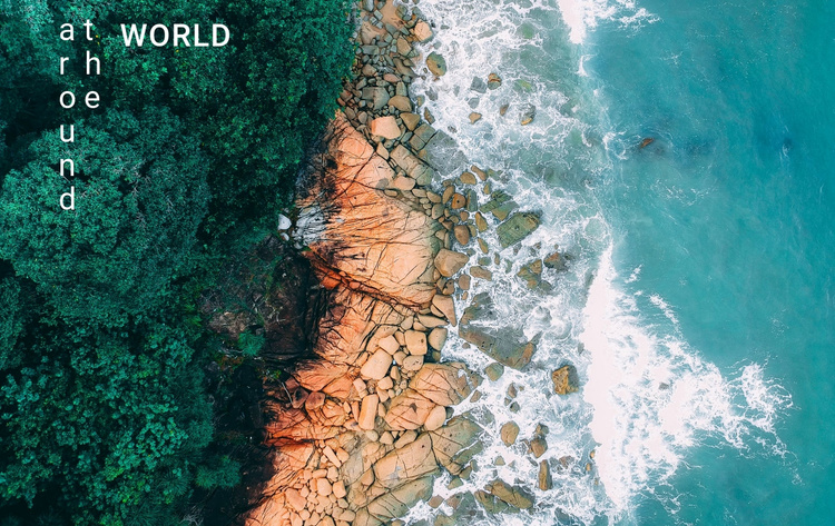 Traveling around the world Joomla Template