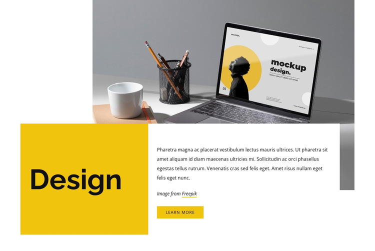 Design and stretchy HTML5 Template