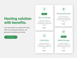 Hosting Solution With Benefits