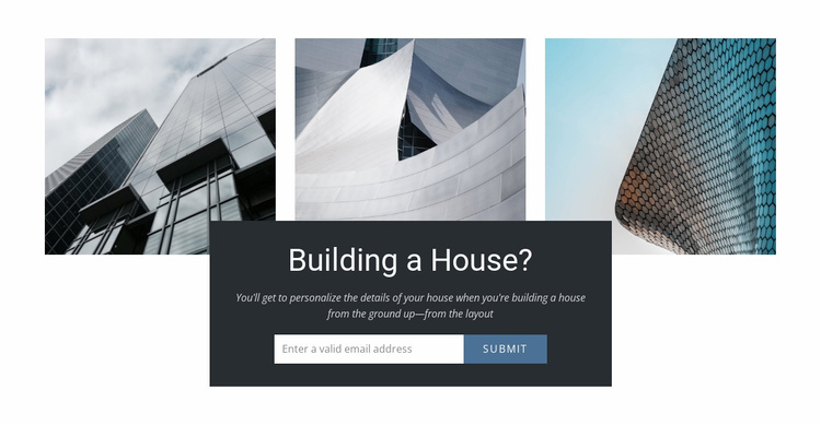 Building house Website Template