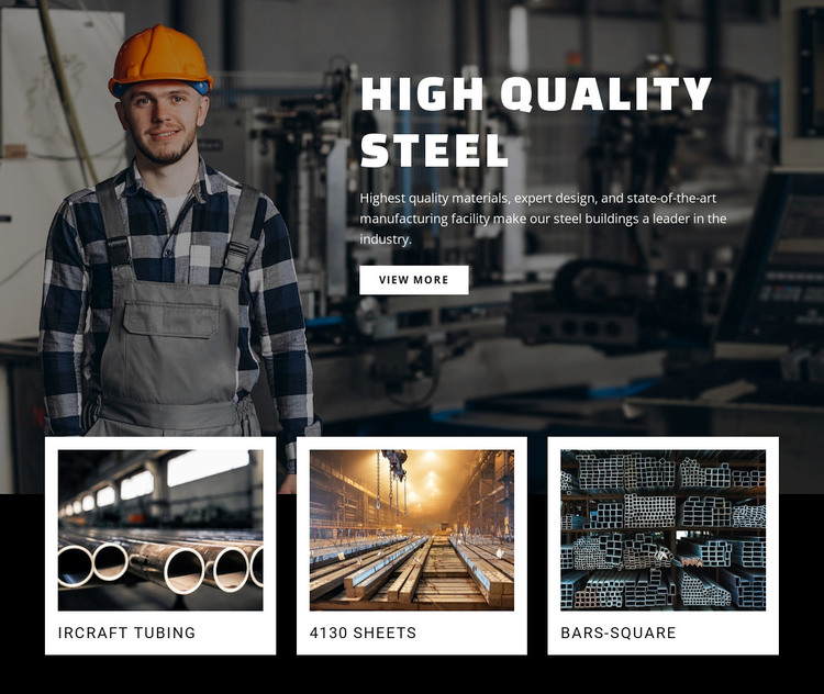 Hight quality steel WordPress Theme