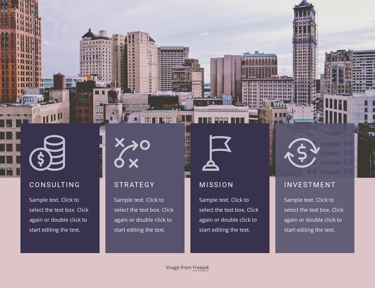 Strategy and investment CSS Template