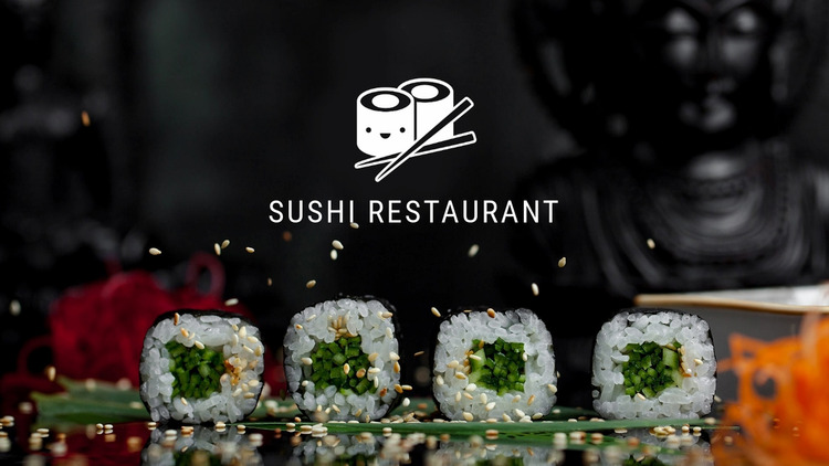 Download Sushi Restaurant Website Mockup