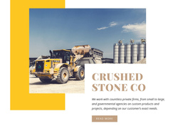 Crushed Stone Website And Page Building