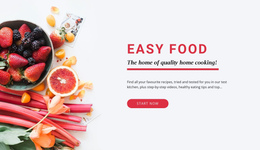 Easy Food Website Editor