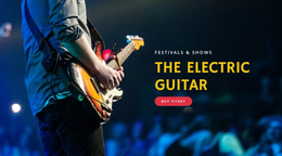 Electric Guitar Festivals Easily Creating