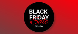 Black Friday Clothing Sale HTML Template