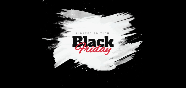 Black friday sale banner Joomla Template