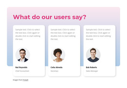 What Our Users Say