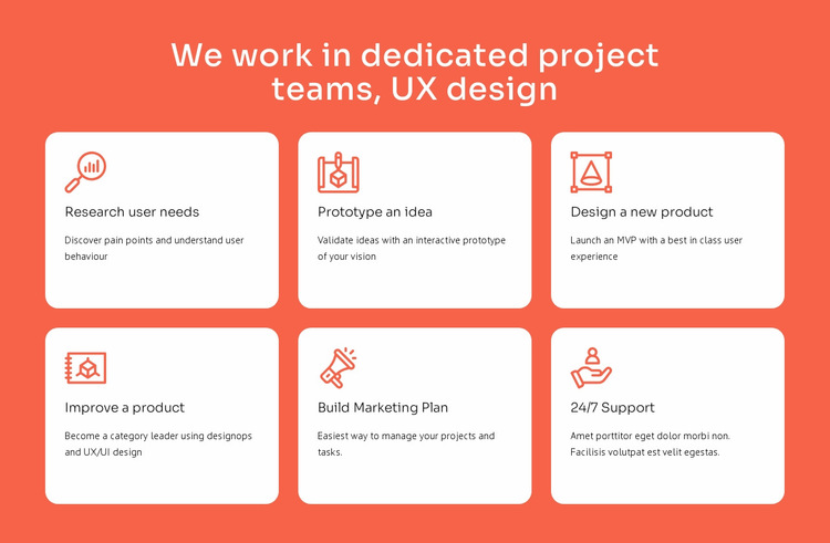 UX design specialization Website Builder Templates