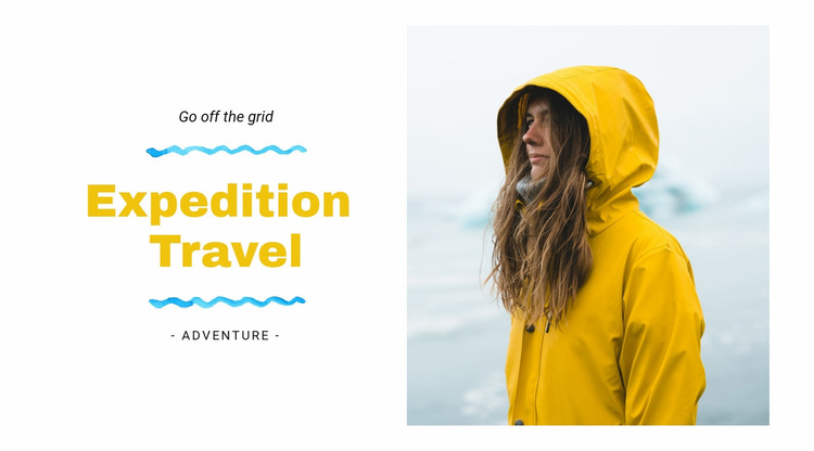 Download Adventure Expedition Travel Company Website Mockup
