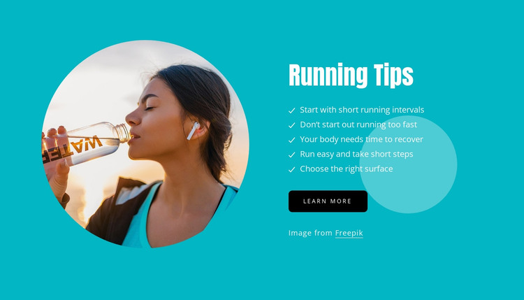 Tips for newbie runners WordPress Theme