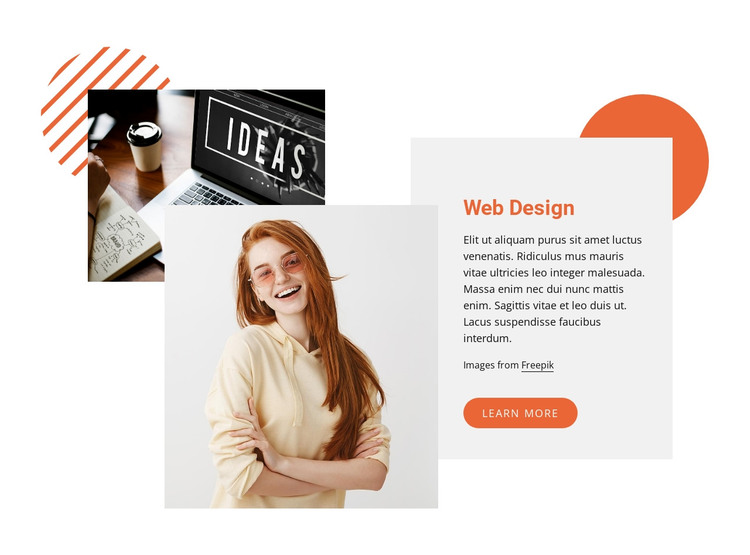 We create web sites HTML Template