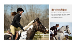 Sport Horseback Riding Monthly Solutions