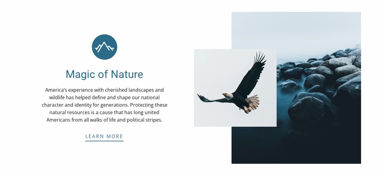 magic of nature Website Template