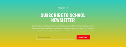 Subscribe To School Newsletter Create Best Website