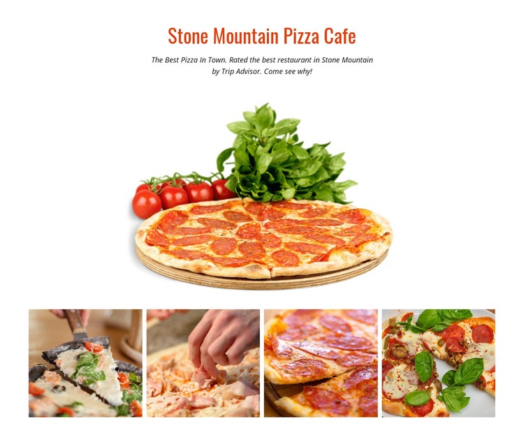 Stone Mountain Pizza Cafe CSS Template