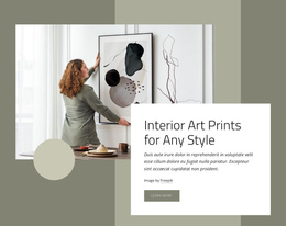 Art Prints For Any Style Website Design App