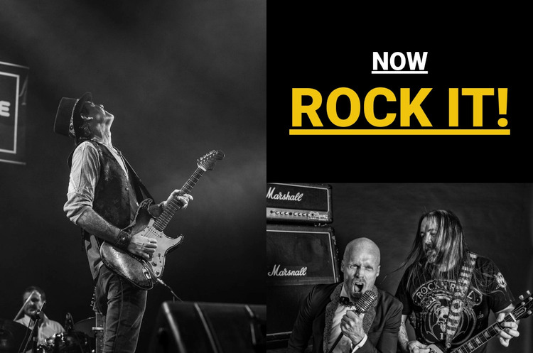 Rock music WordPress Theme
