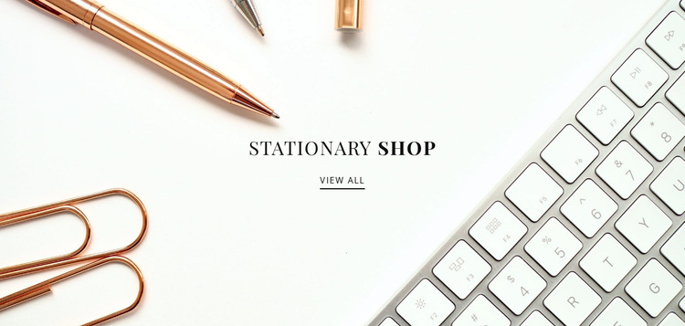 Stationary shop Joomla Page Builder