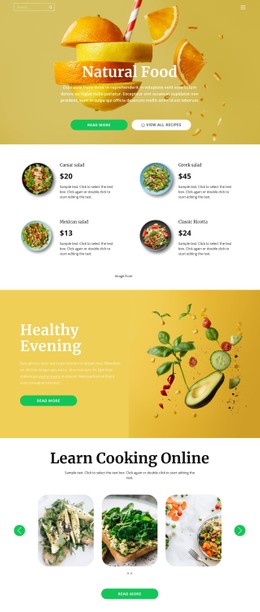 300 Food & Restaurant CSS Templates