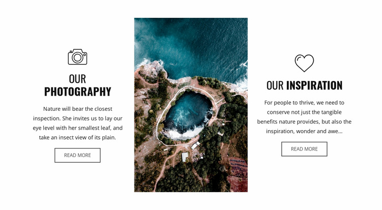 Drone photography Website Design