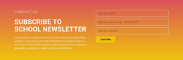 Subscribe To The Newsletter WordPress Theme