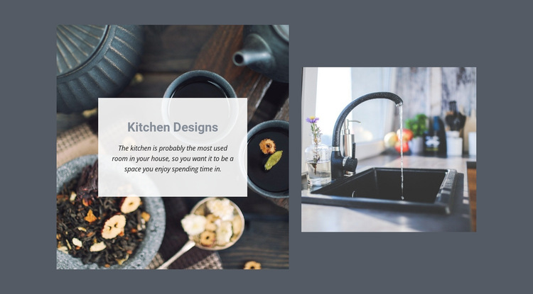 Kitchen Designs HTML5 Template