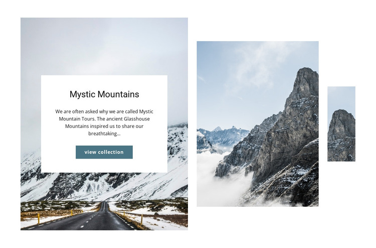 Mystic mountains HTML Template