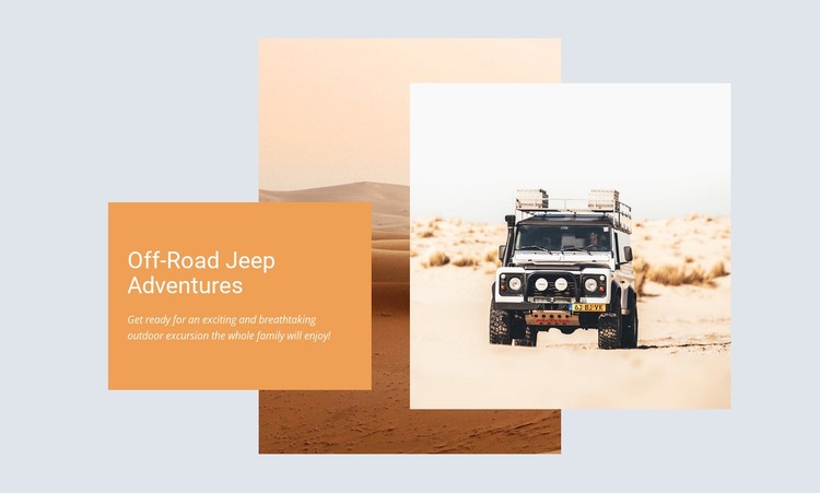 Offroad Jeep Adventures CSS Template