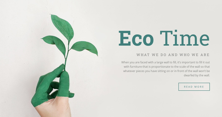 Eco time Joomla Template