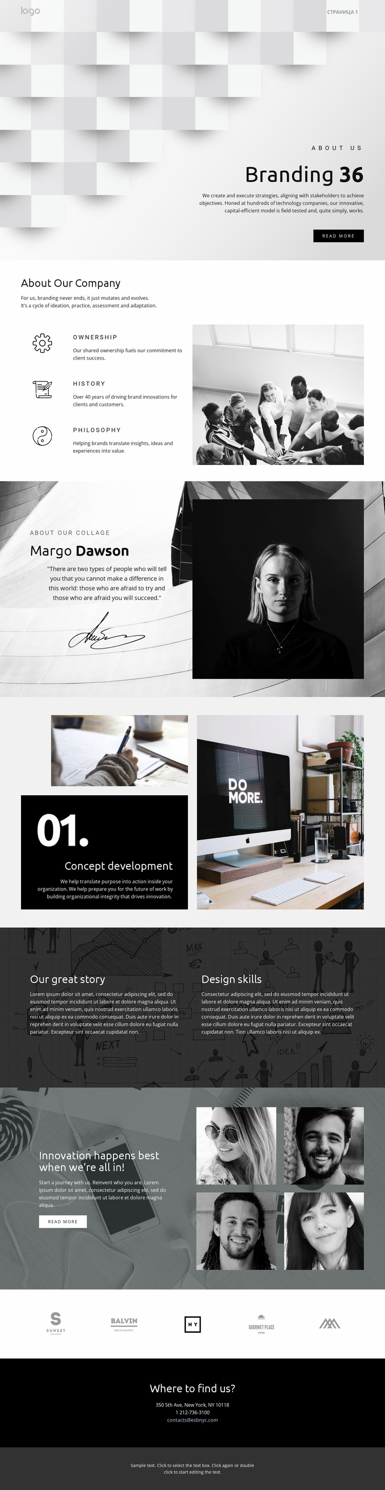 Futuristic standout business Website Design