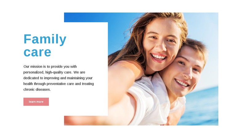 Family care  CSS Template